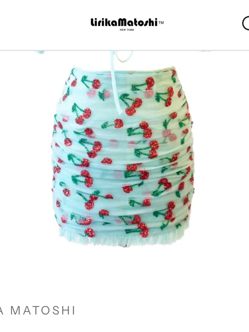 Lirika Matoshi CHERRY SKIRT